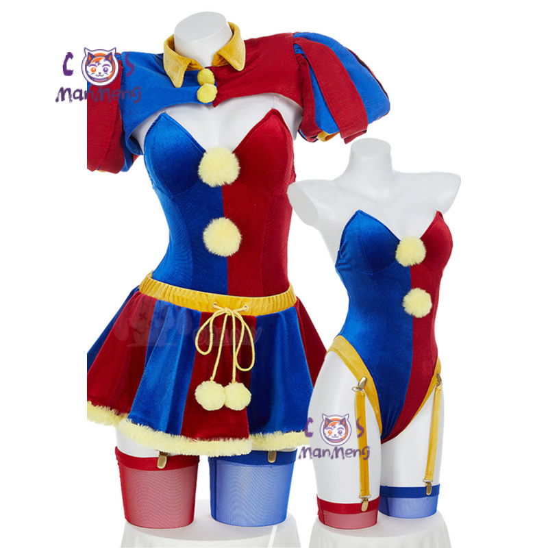 Anime Cosplay Jumpsuit - Anime İnanılmaz Joker Kız Dijital Sirk