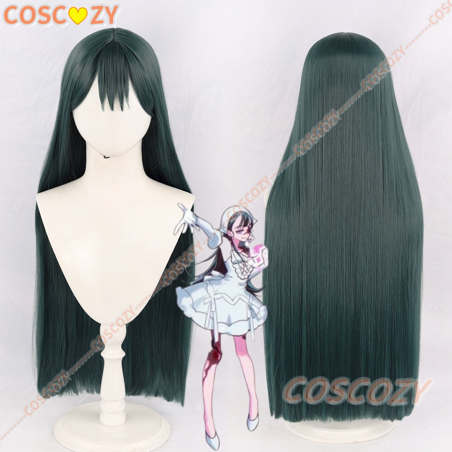 Anime Cosplay Dance - Zombi Sahne Sua Cosplay Peruk Kadın