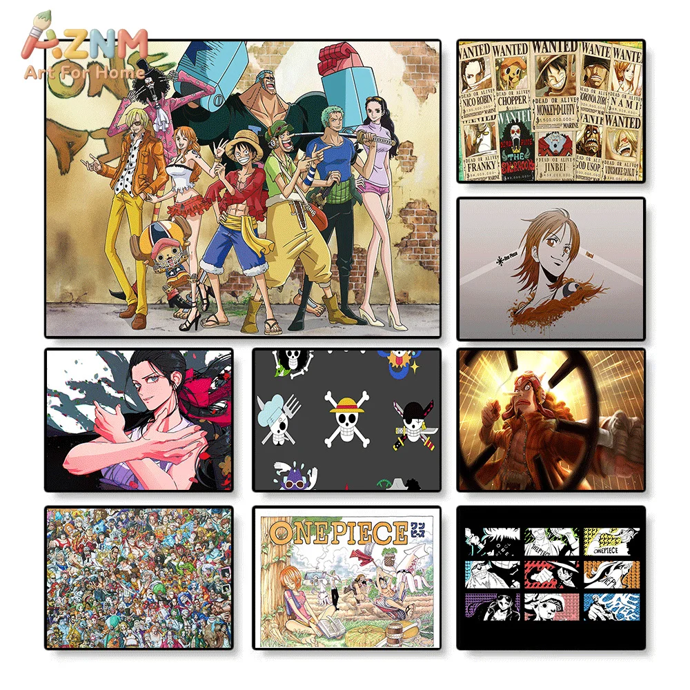 One Piece Straw Hat - VIVID GEM 5D Kendin Yap Tek