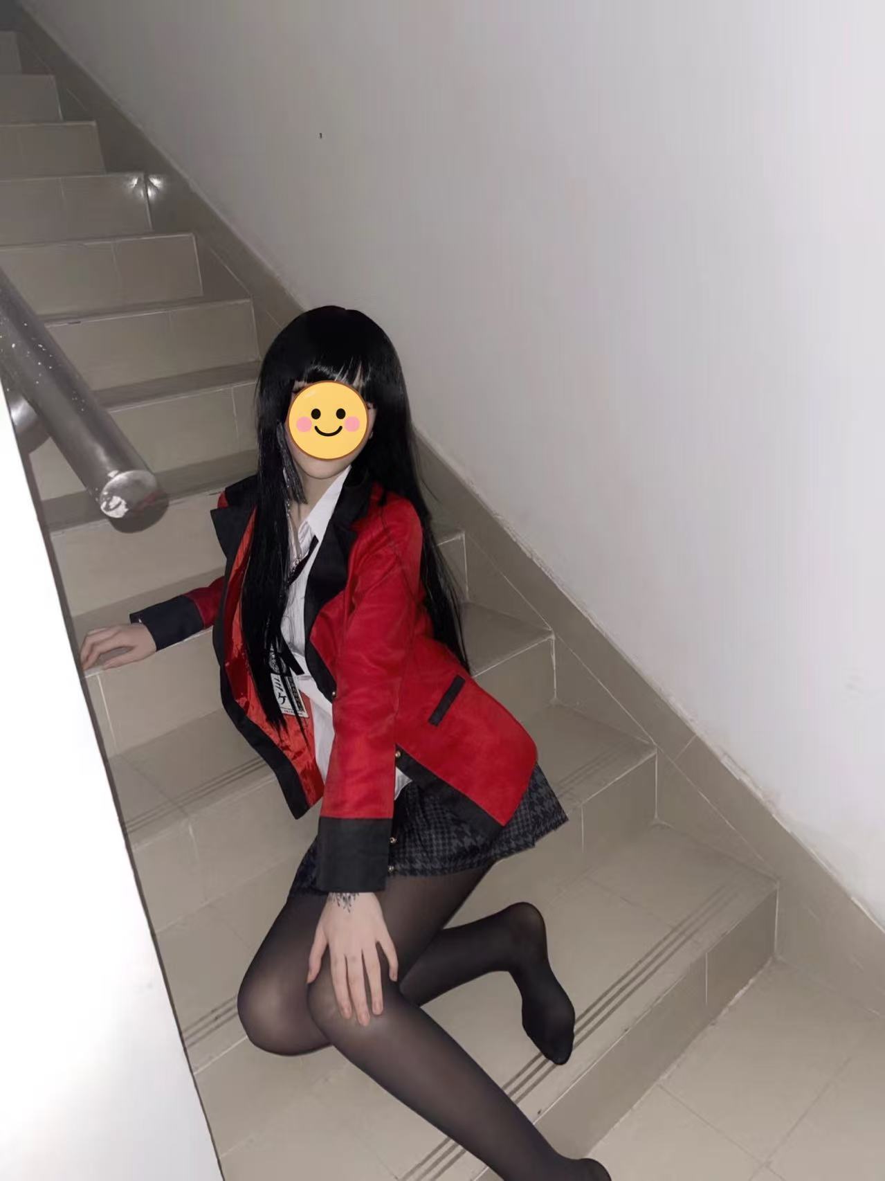 Anime Cosplay Kakegurui - Jabami Yumeko Cosplay Kostümü Cadılar Bayramı