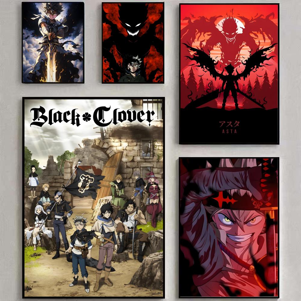 Black Clover Grimoire - Anime B-Black Clover Poster Poster Su