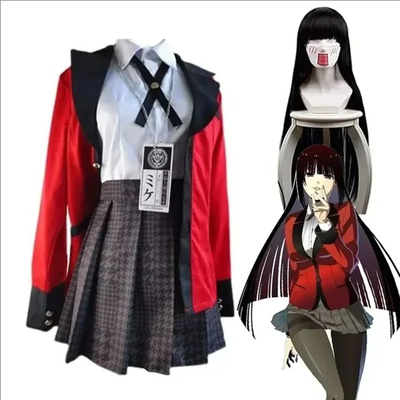 Yeni Anime Kakegurui Cosplay J - Anime Cosplay Kakegurui incelemesi ve fiyatı