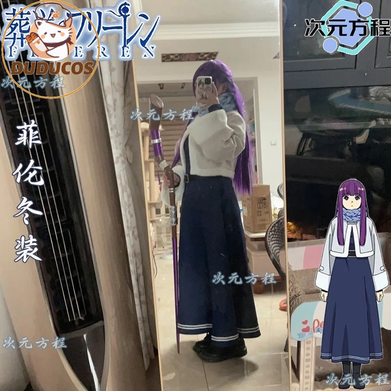 STOKTA Mevcut Fern Cosplay Kos - Anime Cosplay Jumpsuit incelemesi ve fiyatı