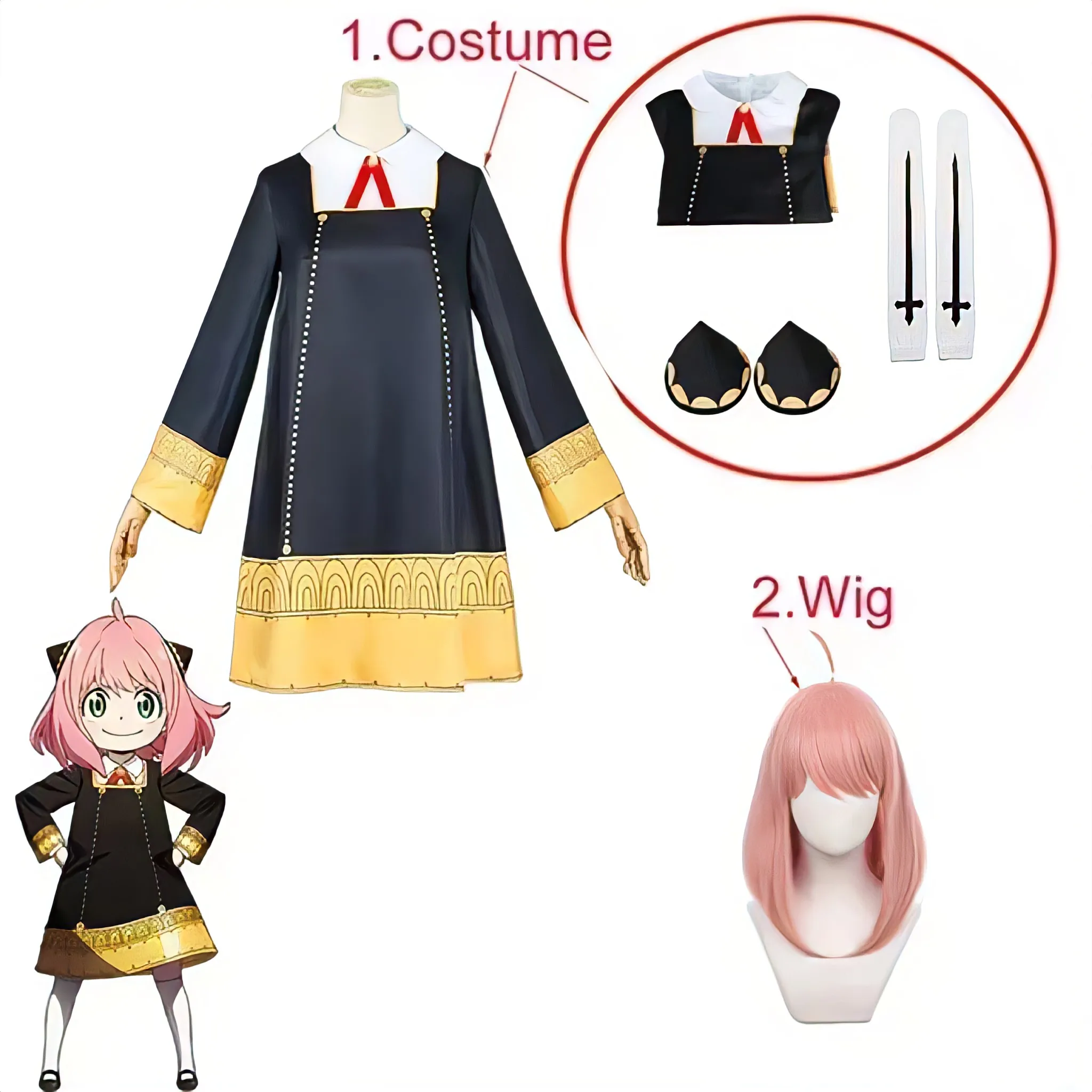 2026 Anime Spy Family Anya For - Anime Cosplay Anya incelemesi ve fiyatı