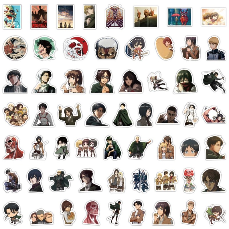 60 adet Titan Anime çıkartmala - Anime Cosplay Diy incelemesi ve fiyatı