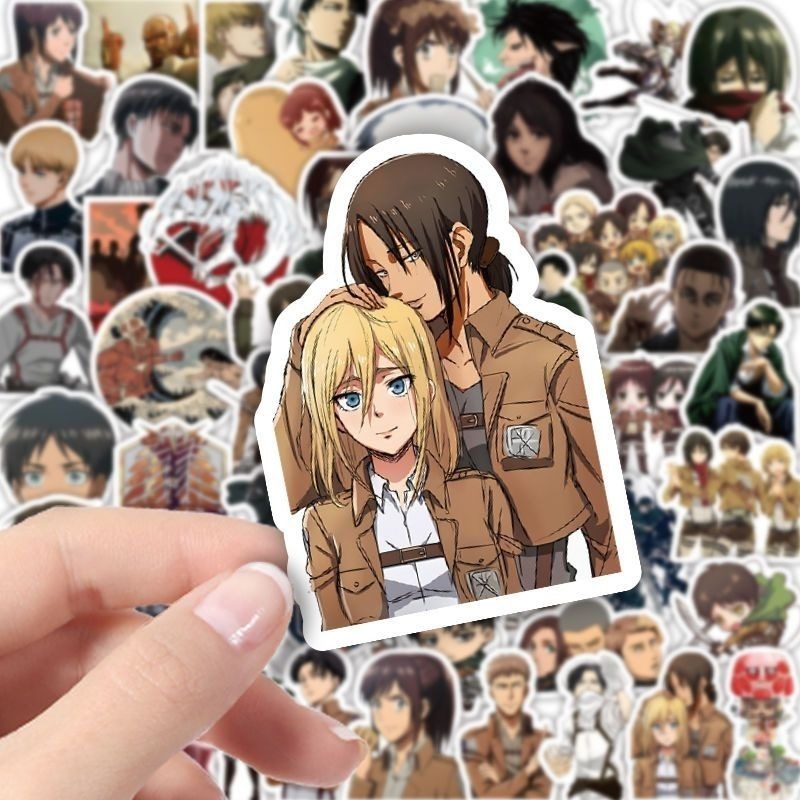 60 adet Titan Anime çıkartmala - Anime Cosplay Diy incelemesi ve fiyatı