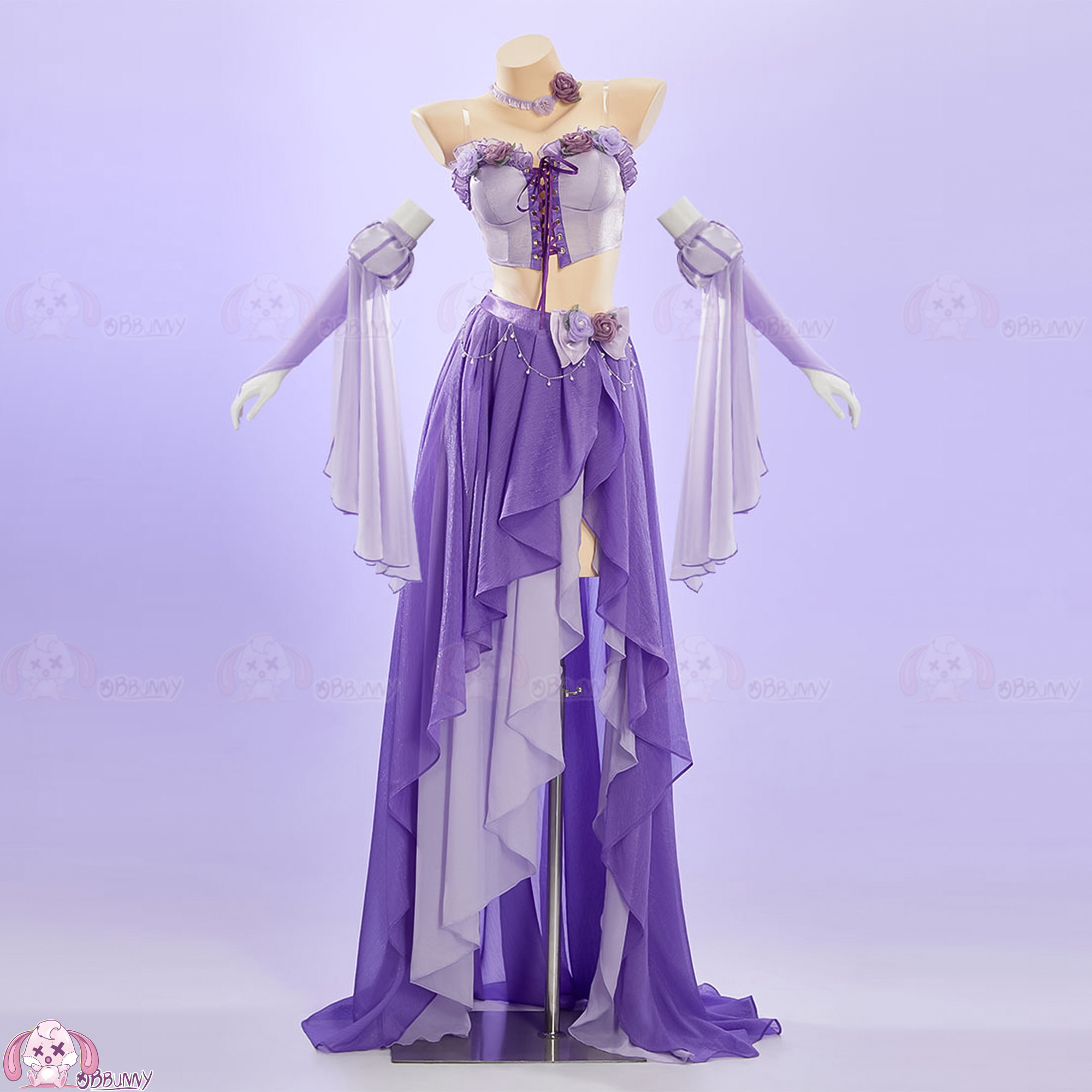 Mor Çiçek Peri Işığı Elf Peri  - Anime Cosplay Dance incelemesi ve fiyatı