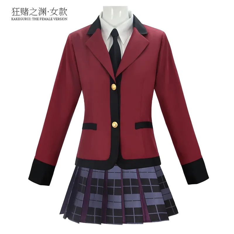 Kakegurui Yumeko Jabami Cospla - Anime Cosplay Kakegurui incelemesi ve fiyatı