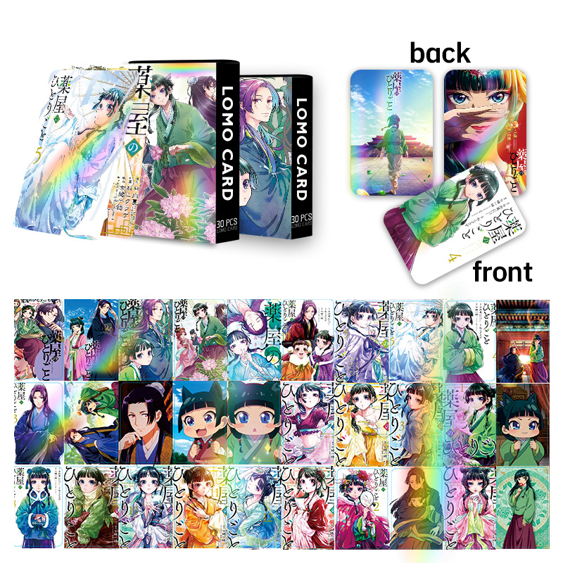 30 adet Japon Anime The Apothe - Anime Cosplay Photo incelemesi ve fiyatı